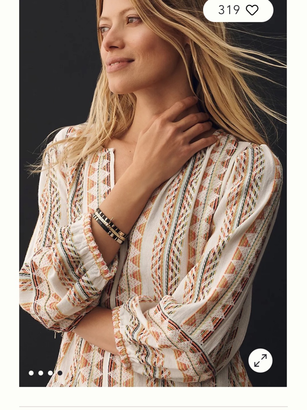 New VELVET GRAHAM & SPENCER
Numa Embroidered Mini Dress summer party boho $270 - Picture 5 of 15